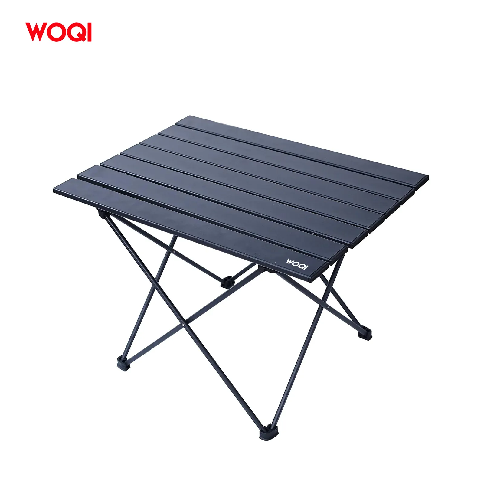 WOQI – chaise pliable Portable en aluminium pour barbecue, plage, pique-nique en plein air, café, Table de Camping pliante