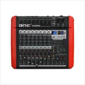 Hot Selling 8 Channel Power Mixer With Low Price Amplifiers And Speakers Power Mixer