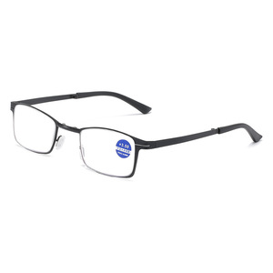 <span class=keywords><strong>Gafas</strong></span> de Lectura Plegables Portátiles con Protección Anti Luz Azul, Unisex, Montura Completa de Metal, para Personas Mayores - Product Image 4