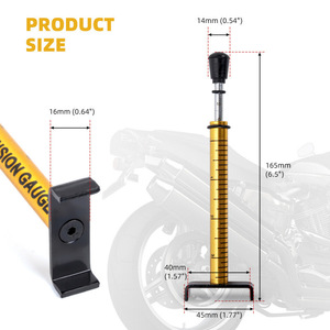 Herramienta de medición de tensión de correa universal para motocicleta y coche, 10 lb, color dorado, para reemplazo y reparación - Product Image 3
