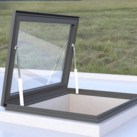 WFKimberly alta calidad de doble capa de vidrio de aluminio motorizado automático aislado tragaluz Ventana de aislamiento acústico