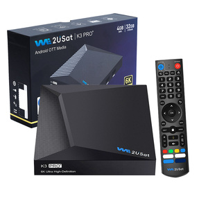 Boîtier TV intelligent K3 Pro+ Android 12.0 avec télécommande vocale BT, wifi6, 4 Go de RAM, 32 Go de ROM, processeur quadricœur, H265, 6K 60fps HDR - Product Image 1
