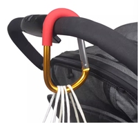 Mousqueton plat en alliage d'aluminium gravé OEM en forme de D, porte-clés promotionnel, crochet de hamac, accessoires de sac