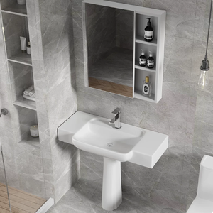 Lavabo sur pied pratique pour appartement, hôtel, toilettes publiques – Vente en gros - Product Image 1
