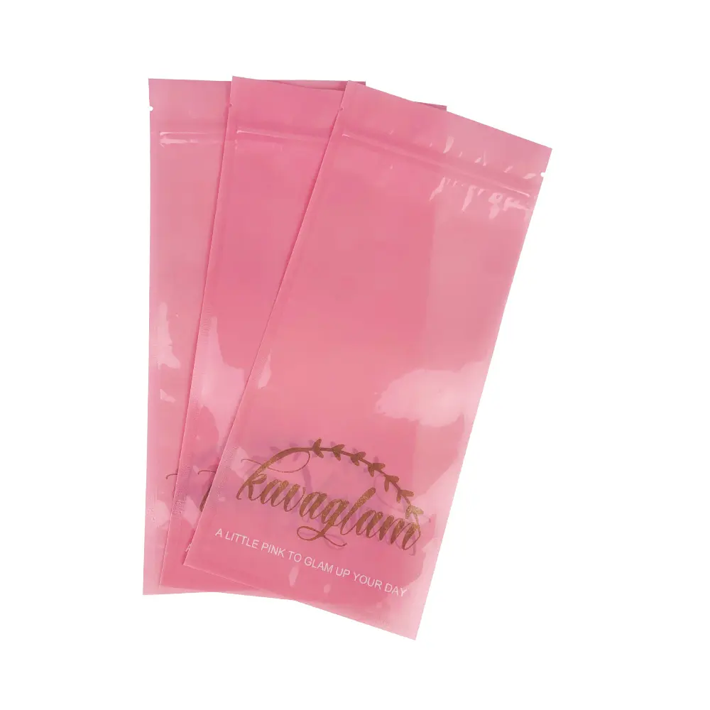 Laminated Plastic Zip Lock Bags 3-Side Seal Pouch Với Dây Kéo Kẹo Nhỏ Bao Bì