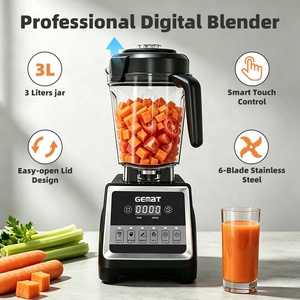 Licuadora de Cocina de 3L con Panel Táctil, Licuadora de Frutas de Lujo, Licuadora de Alimentos de Alta Resistencia, Licuadora de <span class=keywords><strong>Vegetales</strong></span>, Licuadora Tradicional para Bebidas con Hielo - Product Image 3
