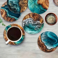 Sous-verre en silicone pour tasse à eau, ensemble aléatoire de 2 ou 6 pièces