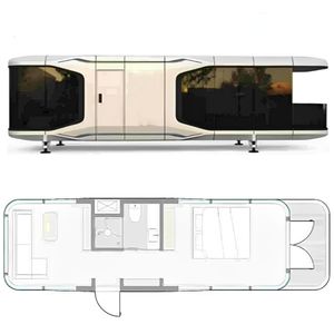 Sinoy住宅用コンテナモバイルホームプレハブハウスモダンプレハブスペースカプセルカプセルオフィスポッド小さな家 - Product Image 4