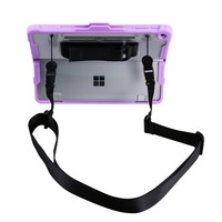 Étuis transparents Laudtec avec dragonne pour ordinateur portable Microsoft Surface Pro 12, avec emplacement pour stylet, bandoulière, housse antichoc pour tablette Pbk332 – Vente en gros OEM/ODM/Marque Privée