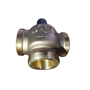 Vanne à boisseau sphérique 3 voies VXG44.25, PN16, Bronze, Filetage extérieur, DN25, Kvs 10 M³/h, Caractéristique en pourcentage égal - Product Image 3