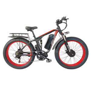 <span class=keywords><strong>Bicicleta</strong></span> Eléctrica Híbrida con Motor de 48V 32Ah y Dos Baterías, Estilo Motocicleta, Llantas Gruesas de 20\"*4.0\", Velocidad de 45-60 km/h - Product Image 3