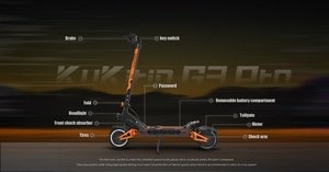 Trottinette électrique KuKirin G3 Pro, Nouvelle Version Black Friday 2025, 2400W, 65km/h, Double Moteur, Troisième Vitesse, Trottinette Kukirin G3 Pro S - Product Image 2