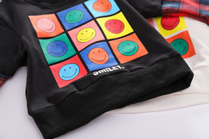 ชุดเสื้อผ้าเด็ก2ชิ้นเสื้อกางเกงลำลองสำหรับเด็กผู้ชายขายส่งดีไซน์ใหม่ - Product Image 5