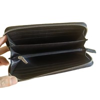 Tas Clutch Wanita Mewah Berkualitas Tinggi Desainer Kulit Ular Asli Dompet Kulit Python Mini Tas Tangan Hitam