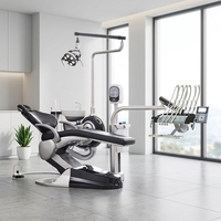 Sécurité M2 + désinfection complète chaise dentaire avec caméra buccale pour dentiste en clinique