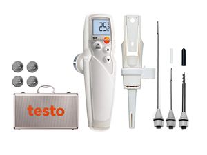 เทอร์โมมิเตอร์แบบมือเดียว Testo 105 ของแท้พร้อมหัววัดสำหรับวัดสินค้าแช่แข็ง - Product Image 5