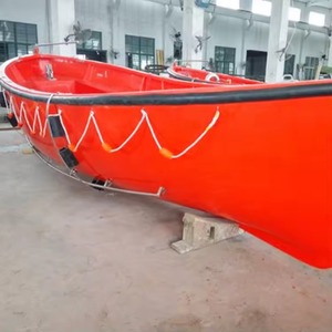 เรือชูชีพไฟเบอร์กลาสแบบเปิด พร้อมใบรับรอง CCS ผลิตภัณฑ์เพื่อความปลอดภัยทางน้ำ - Product Image 4
