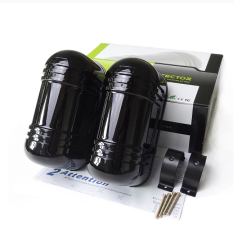 Gate Opener Dual Beam Sensor Active Infrared Intrusion Detector IR30m~150m Outdoor Perimeter Wall Barrier Fence for GSM Alarm