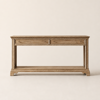 Table console haut de gamme moderne de luxe en bois massif sculpté avec tiroirs pour hôtel, chambre à coucher et propriétaires de maisons familiales
