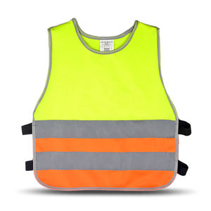 Gilet de sécurité personnalisé pour bébés et jeunes enfants, bavoir de sécurité pour enfants de 2 ans, gilet à bavette bicolore pour le vélo - Product Image 2