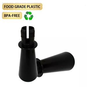 Mini funil de plástico do champanhe do preto - Product Image 4