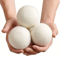 Boules de séchage réutilisables en laine écologiques - Produit de blanchisserie à marque privée, best-seller
