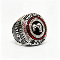 Nieuwe aanwinsten op maat gemaakte professionele promotionele groothandel mannen cadeau ambachtelijke UV-print legering kampioenschap ring