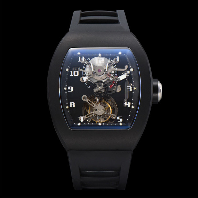 Series High End Tourbillon Watch, Luxury Men's Mechanical Watch in Stainless Steel