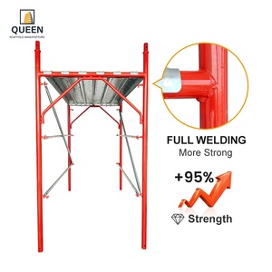 LINYI QUEEN <span class=keywords><strong>Impalcatura</strong></span> a telaio Walk Through H Facade Frame tipo italiana con perno ribaltabile forgiato, altezza standard - Product Image 5