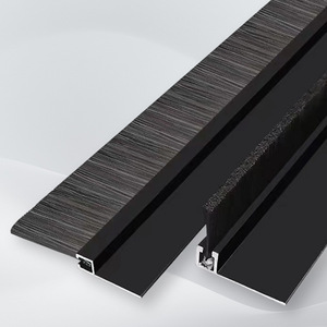 Industrial Strip <b>Brush</b> Aluminum Alloy Nylon Bristle Dustproof Sealing <b>Brush</b> For Mechanical Use Customizable Width - Product Image 1
