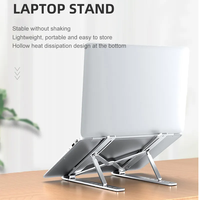 Support multifonctionnel N3 en alliage d'aluminium pour ordinateur portable Portable Pliant Ergonomique Réglable Support pour ordinateur portable pour Tablet PC