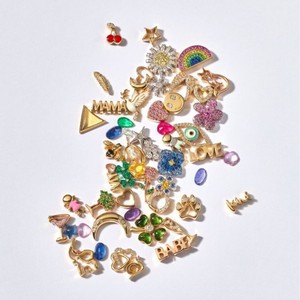 <span class=keywords><strong>Collana</strong></span> <span class=keywords><strong>con</strong></span> Ciondolo a <span class=keywords><strong>Medaglione</strong></span> in Vetro Vuoto Personalizzabile Fai-da-Te Vintage Placcata in <span class=keywords><strong>Oro</strong></span> 18K <span class=keywords><strong>con</strong></span> Zirconi Colorati per Donne - Product Image 2