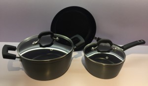 Set di pentole anodizzate rigide Set di pentole antiaderenti per pentole Set di pentole antiaderenti da cucina - Product Image 4