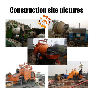 Anhänger Zement mischer mit Beton pumpe Klein Selbst laden der 350l 400l 500l Mobiler Betonmischer mit Pumpen motor und Motor - Product Image 4