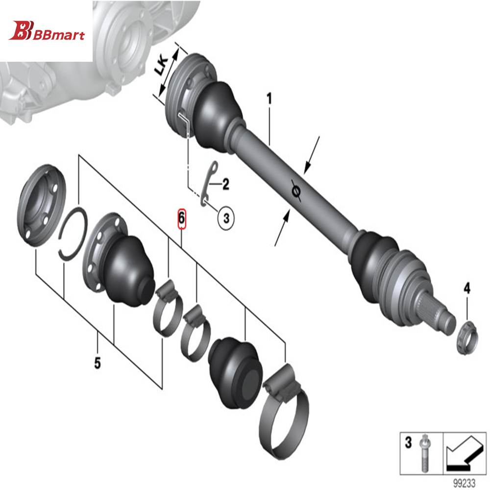 Bbmart Auto Parts - High Quality Front Shock Absorber Boot