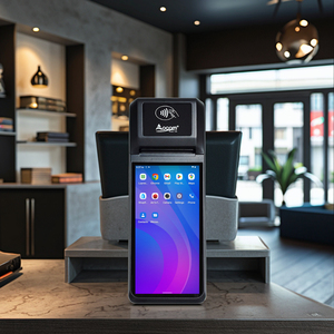Fabricante 4G Handheld Android 13 OS NFC Mobile POS Terminal Machine System WIF <span class=keywords><strong>Bluetooth</strong></span> 58mm Impresora térmica - Product Image 1