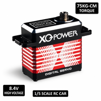 Moteur Servo à Couple Élevé XQ-BLS8175D 75kg 8.4V Sans Balais Étanche CNC Aluminium Engrenages Acier Inoxydable Robot UAV Vente en Gros OEM