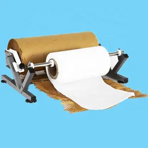 Машина для расширительной упаковки бумажных сотовых подушек с ручным управлением