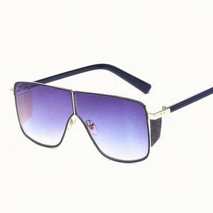 Gafas de Sol Cuadradas de Moda 2019, Estilo Siamés, con Logotipo Personalizado para Hombre, Protección UV400, Gafas de Sol de una Pieza para Mujer - Product Image 2