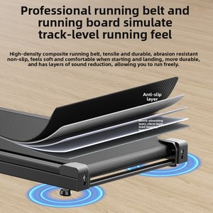 <span class=keywords><strong>Tapis</strong></span> <span class=keywords><strong>de</strong></span> marche pliable électrique professionnel <span class=keywords><strong>de</strong></span> haute qualité avec écran LED portable, mini <span class=keywords><strong>tapis</strong></span> <span class=keywords><strong>de</strong></span> <span class=keywords><strong>course</strong></span> 2HP, capacité <span class=keywords><strong>de</strong></span> charge 120KG, amortissement des chocs - Product Image 4