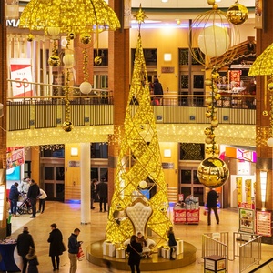 Árboles <span class=keywords><strong>de</strong></span> Navidad LED <span class=keywords><strong>de</strong></span> Estilo Occidental Marca NYD, <span class=keywords><strong>de</strong></span> 3m/5m/10m, con Luces LED IP65 para Uso en Interiores/Exteriores - Product Image 4