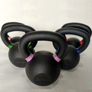Ketlebell Ketlebell personnalisé de 8kg en usine professionnelle Kettelbell de 14 Kg Kettlebell en fonte enduite de poudre à vendre - Product Image 6