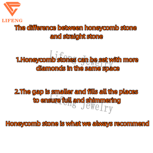 Grillz Personalizzati con Incisione Profonda in Moissanite VVS e Design a Nido d'Ape, Grillz Ghiacciati con Denti a Zanna in Oro Bianco e Diamanti, Gioielleria di Lusso - Product Image 6