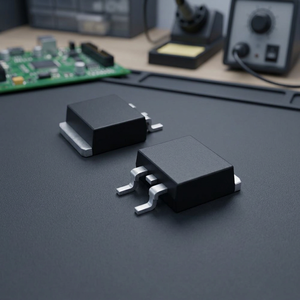IRF540NSPBF ทรานซิสเตอร์กำลัง D2PAK-3 แบบติดตั้งบนพื้นผิว SMD MOSFET 100V 1 N-CH HEXFET 44mOhms 47.3nC - Product Image 3