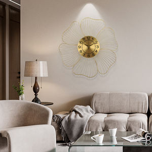 Reloj de Pared Analógico de Cuarzo Silencioso de Lujo para Decoración del Hogar Contemporáneo, Personalizado <span class=keywords><strong>en</strong></span> 3D, de Metal Grande de 50 cm, Precio de Fábrica - Product Image 4