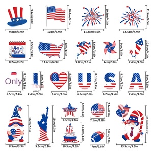 Pegatina Magnética Decorativa Patriótica DAMAI, Calcomanías para Puerta con Bandera Americana del 4 de Julio, para Decoración del Hogar y Artículos para Fiestas del Día de la Independencia - Product Image 2