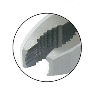 Petites pinces de démontage de vis de qualité industrielle, certifiées ESD-Safe et RoHS, à mâchoires biseautées, poignées TPR, pour composants électroniques, métriques - Product Image 2