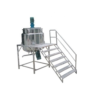 Mesin pencampur deterjen jus cair kimia industri baja tahan karat tangki Emulsifier minuman maksimal vakum - Product Image 1