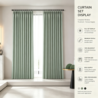 Rideaux pliés en S Yun Zhu, rideaux insonorisants, rideaux isolants thermiquement, rideaux sur mesure pour manoir, spa, studio, suite, lumière