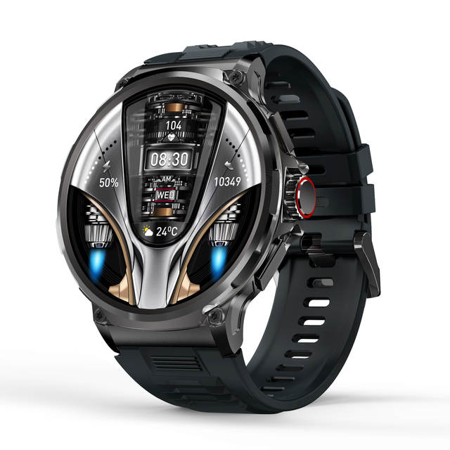 710 MAh Big Battery BT Calling Smartwatch HR/BP/SPO2/Sleep Monitor Rotating Smart Watch 1.85" Full Touch Men Smartwatch